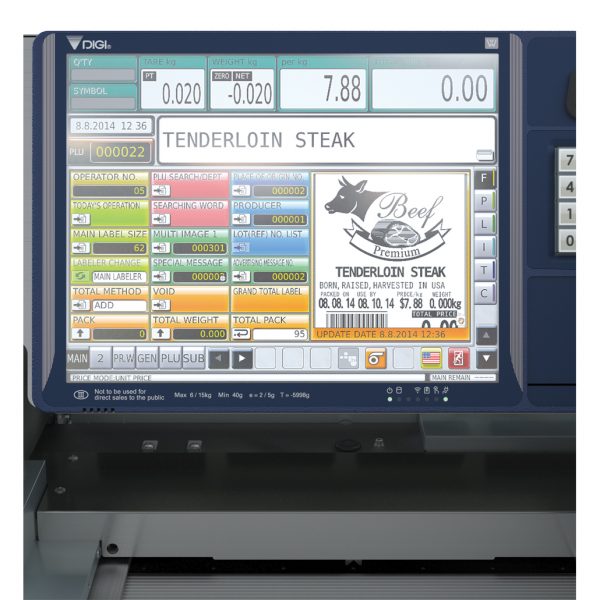 Integrated Semi-Auto Weigh Wrap Price Labeller
