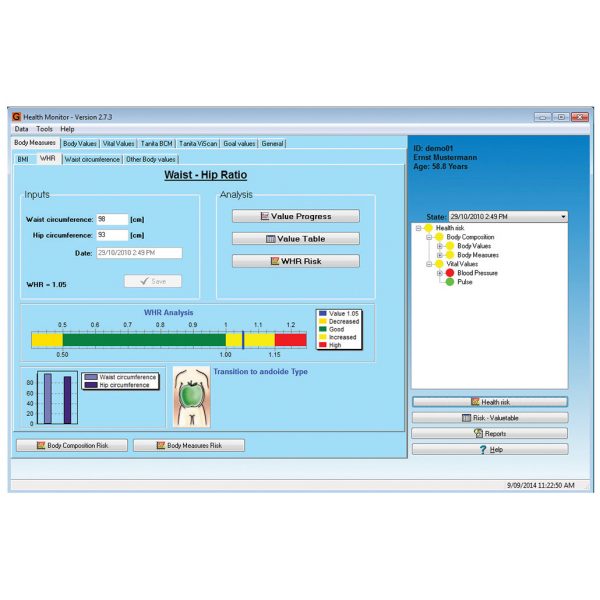 Tanita Health Monitor Software
