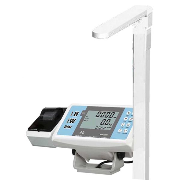 Patient Scale with Hand Rail, Height Rod & BMI